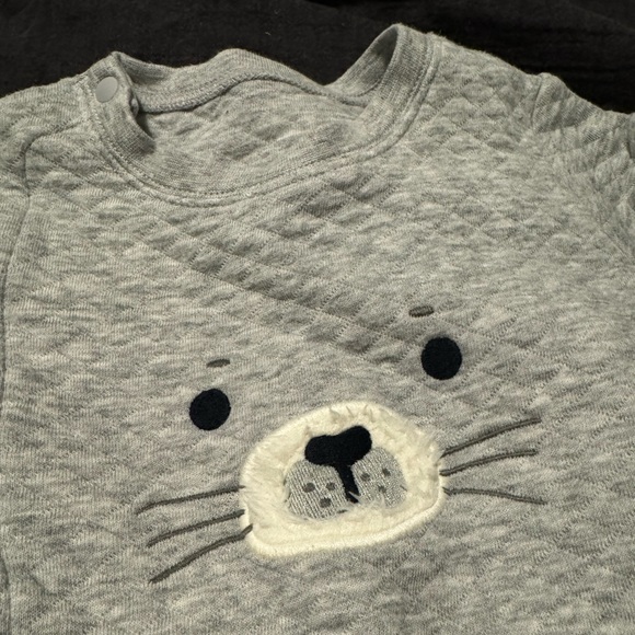 Uniqlo Baby Quilted Long Sleeve One Piece (80cm) - Picture 4 of 4